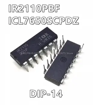 10 шт./лот IR2110PBF IR2110 ICL7650SCPDZ 7650scpdz Усилитель с нулевым дрейфом, 1 Схема, Полумостовой Драйвер вентиля, IC, Неинвертирующий 14-DIP
