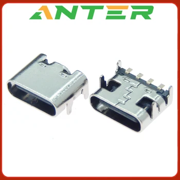 10ШТ USB 3.1 Type C 4pin Разъем-розетка для самодельной электронной мелкой бытовой техники Power Charging Port Type-C Socket
