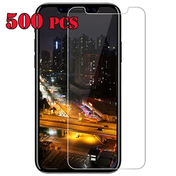 500шт 2.5D Защитная Пленка Из Закаленного Стекла Для iPhone 15 Pro Max 14 Plus 13 Mini 12 11 XS XR X 8 7 SE