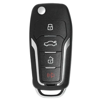 5X для Xhorse XKFO01EN, универсальный проводной брелок с дистанционным управлением, 4 кнопки для Ford Style Для VVDI Key Tool