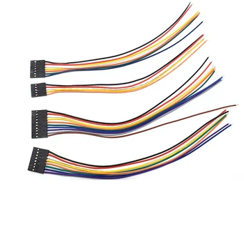 5шт Dupont Line 2,54 мм Разъем С Одной головкой 2P/3P/4P/5P/6P/7P/8P/9P/10-Контактный Цветной Соединительный Клеммный кабель длиной 20 см/30 см