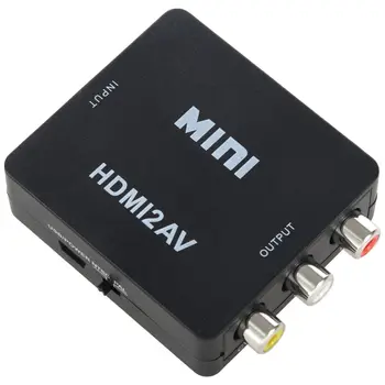 Mini 1080P HDMI Composite to RCA Аудио видео AV CVBS конвертер адаптер для HDTV