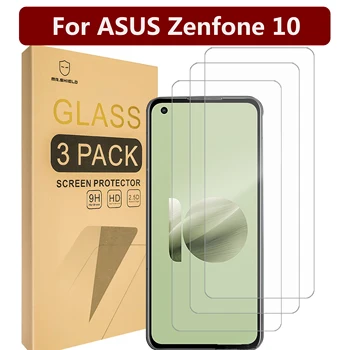 Mr.Shield [3 упаковки] Защитная пленка для экрана ASUS Zenfone 10 [Закаленное стекло] [Японское стекло твердостью 9H] Защитная пленка для экрана