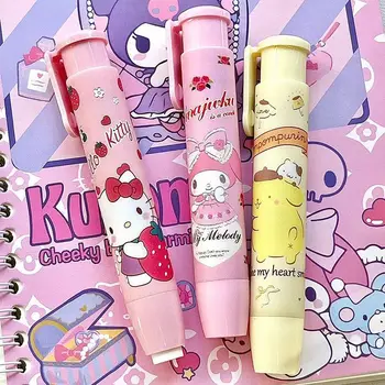 Sanrio Press Eraser Аниме фигурки Мелоди Куроми Hello Kitty Креативный мультфильм Милые Чистые Бесследные Подарки Детям на День рождения