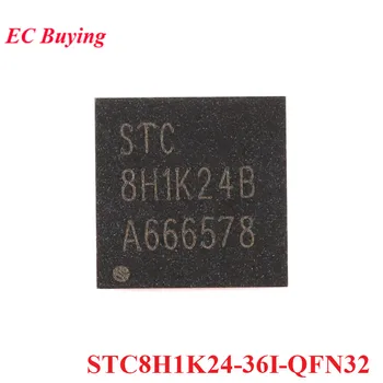 STC8H1K24 STC8H1K24-36I STC 8H1K24 QFN32 Однокристальный Усовершенствованный 1T 8051 Микроконтроллер MCU Микросхема контроллера Новый Оригинальный