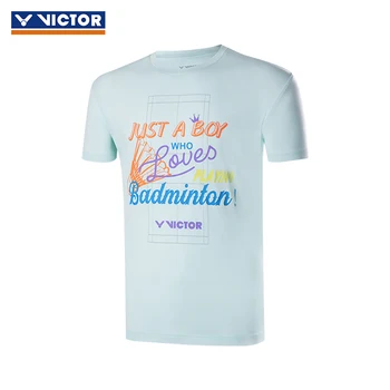 Victor футболка модная спортивная Майка одежда для бадминтона спортивная одежда поло с коротким рукавом 30007