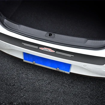 Автомобильная Наклейка На Дверь Из Углеродного Волокна для Украшения Багажника MINI JOHN COOPER WORKS Auto Accessories