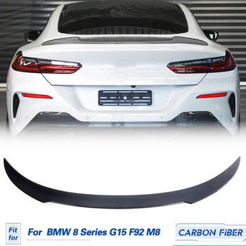 Автомобильный Задний Спойлер Багажника Из Углеродного Волокна Для BMW 8 Серии G15 F92 M8 840i Coupe 2-Дверный 2018-2022 Задний Спойлер Багажника