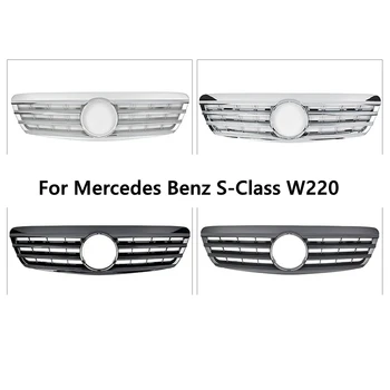 Для Mercedes Benz S-Class W220 S280 S300 S320 S350 S500 Гоночная решетка переднего бампера в стиле CL 2000 -2006
