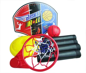 [Забавно] Можно регулировать высоту баскетбольных стоек игрушечные суперспортивные баскетбольные стойки + наборы для баскетбола + Надувные детские игры для фитнеса