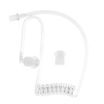 Замена ушного вкладыша для акустической трубки с прозрачной катушкой для радионаушника Headse Dropship