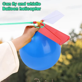 Игра на открытом воздухе, игрушка с воздушным шаром, вертолет, воздушный шар, Пасхальный воздушный шар, летающая игрушка 3/5/10 шт. для детей, подарок на День рождения для детей