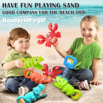 Игрушечный пластиковый коготь для захвата песка, игрушка-динозавр для песка, игрушка для ванны 066B