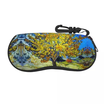 Изготовленный На Заказ Футляр Для Очков Vincent Van Gogh Mulberrys Tree Shell Унисекс Cool Art Painting Футляр Для Очков Солнцезащитные Очки Protector Box