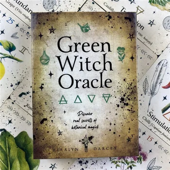колода гадательных карт Green witch Oracle, английские версии настольной игры Oracle для вечеринки