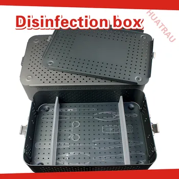 Коробка для дезинфекции медицинских хирургических инструментов при высокой температуре и высоком давлении, ортопедические коробки для сверл, коробка с