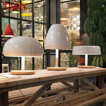 Креативные настольные лампы TINNY Современный белый светодиодный грибовидный настольный светильник для домашнего прикроватного украшения