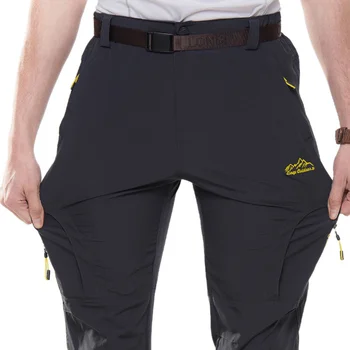 Летние повседневные стрейчевые быстросохнущие брюки, мужские уличные дышащие треккинговые горные тонкие брюки 5XL, военные тактические брюки-карго