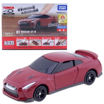 Набор моделей Takara Tomy Tomica 4D NISSAN GTR Hot Cars Легкосплавный автомобиль, отлитая под давлением металлическая модель Детские рождественские подарочные игрушки для мальчиков