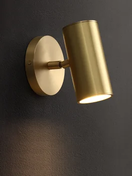Настенный светильник в скандинавском стиле, мраморная глазурь, беспроводной настенный светильник, аппликация, черная сантехника для ванной комнаты, светодиодный настенный светильник