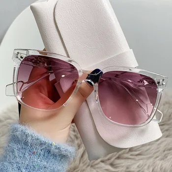 Новые корейские очки GM, винтажные солнцезащитные очки в большой оправе, модные солнцезащитные очки для уличной фотографии