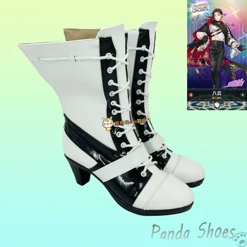 Обувь для косплея Nu Carnival Yakumo, аниме-игра, потому что длинные сапоги, обувь для косплея Nu Carnival Yakumo, реквизит для костюмированной вечеринки на Хэллоуин