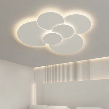 Освещение гостиной современная минималистская атмосфера 2022 новый свет в холле минималистичная столовая спальня умный светодиодный потолочный светильник