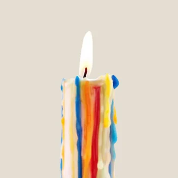 Правовая система Tear color в европейском стиле, длинный кисточник, подарочная коробка для свечей, романтическая свеча, украшения для дома 25 см
