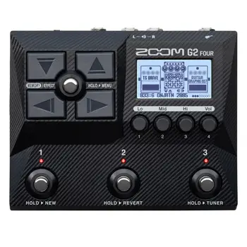 Процессор мультиэффектов Zoom G2 Four G2X FOUR Guitar 79 эффектов для вывода на гитарные усилители, студийные мониторы, акустические системы и наушники