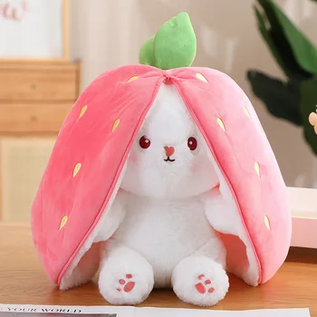 Украшение для подушки в виде кролика-трансформера с фруктами из мультфильма