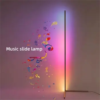 Умный торшер RGB Dream Color с синхронизацией музыки, современный светильник настроения, меняющий 16 миллионов цветов, с приложением и дистанционным управлением