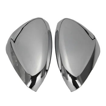 Хромированная крышка зеркала заднего вида, боковое крыло, крышка зеркала заднего вида для Peugeot 2008