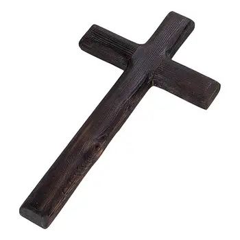 Черный Деревянный Цепляющийся Крест Деревянный Держащий Цепляющийся Крест Для Благословения Деревянный Крест Цепляющийся Крест Крест Иисуса Подарок Ручной Крест Для