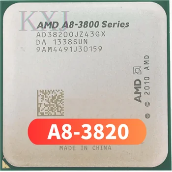 Четырехъядерный процессор AMD A8 серии A8-3820 2.5 A8 с частотой 3820 ГГц Процессор AD3820OJZ43GX Socket FM1